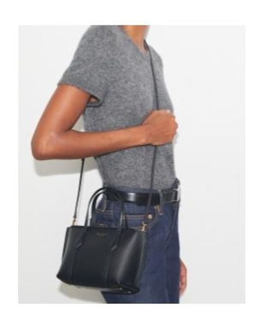 Tory Burch Black Mini Perry Tote Bag