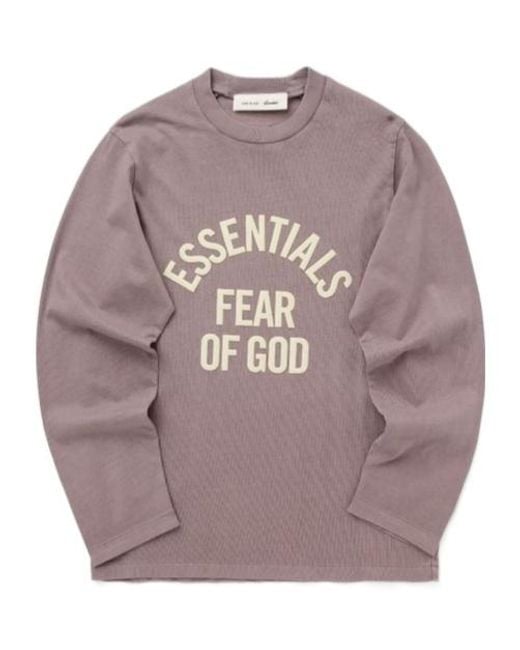Fear Of God Gray Long-Sleeve T-Shirt