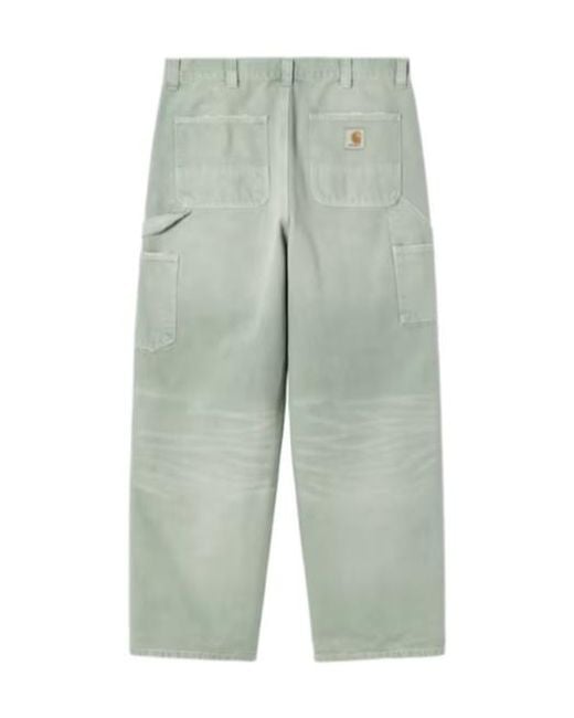 Carhartt Green Og Double Knee Panelled Trousers for men