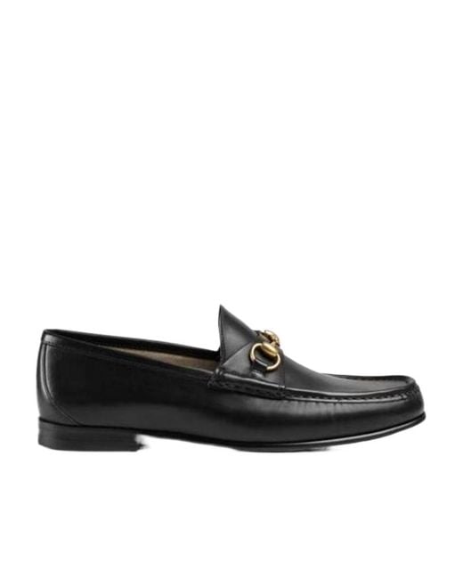 Gucci Black 1953 Horsebit Loafers for men