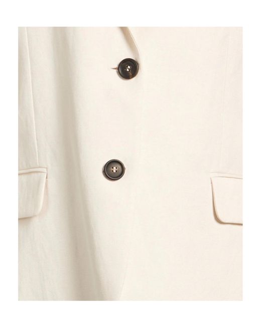 Brunello Cucinelli Natural Minimalist Single-Breasted Suit