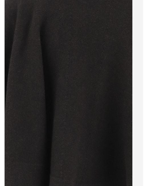 Jacquemus Black Draped High-Neck Knitted Sweater