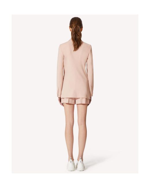 RED Valentino Pink Wide-Leg Shorts