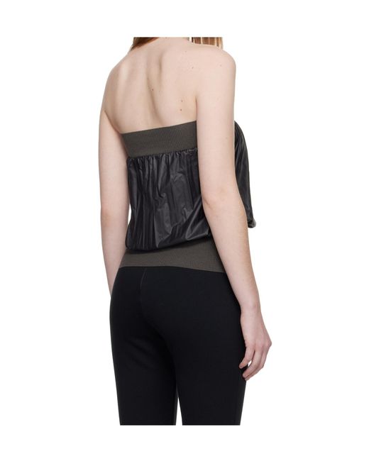 Paloma Wool Black Strapless Bra