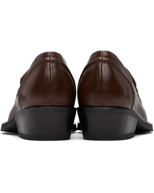 Our Legacy Brown Cypher Loafers for men