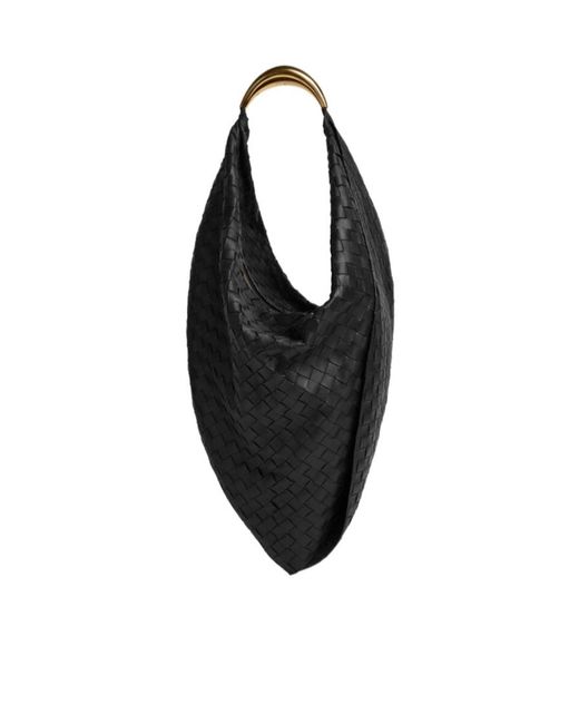 Bottega Veneta Black Foulard Shoulder Bag