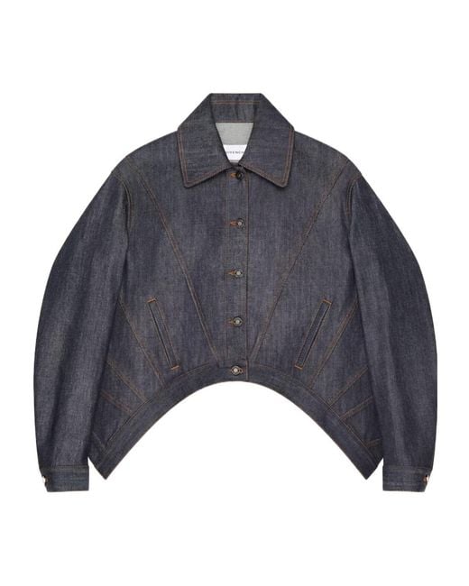 Givenchy Blue Trapeze Jacket