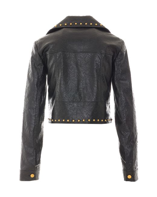 Michael Kors Black Michael Studded Cropped Jacket