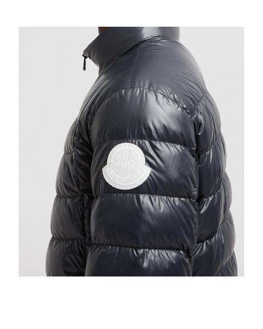 Moncler Black Zip-Up Padded Jacket for men