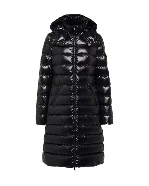 Moncler Black Moka Hooded Padded Coat