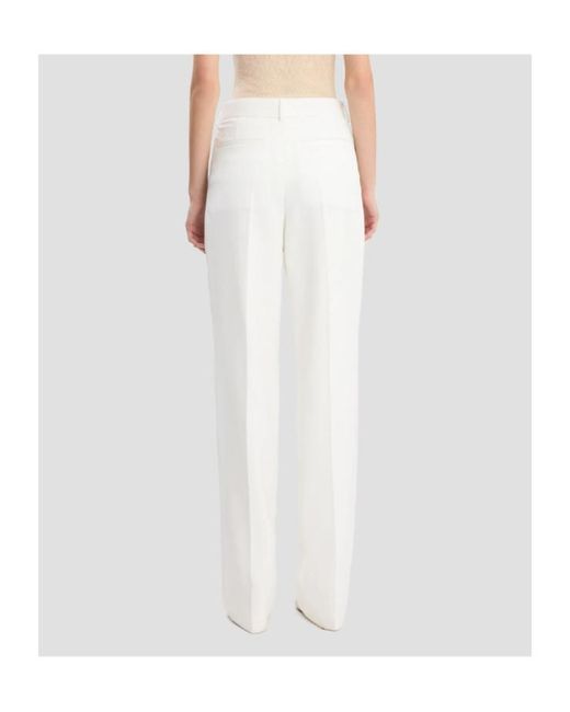 Victoria Beckham White Panel Trousers for men