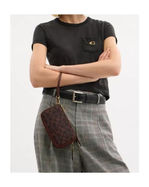 COACH Brown Plaza Bag 18