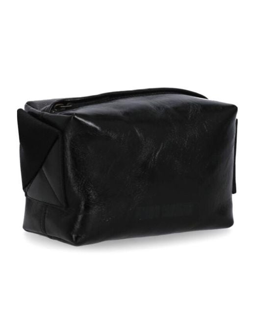 Uma Wang Black Square-Shape Shoulder Bag
