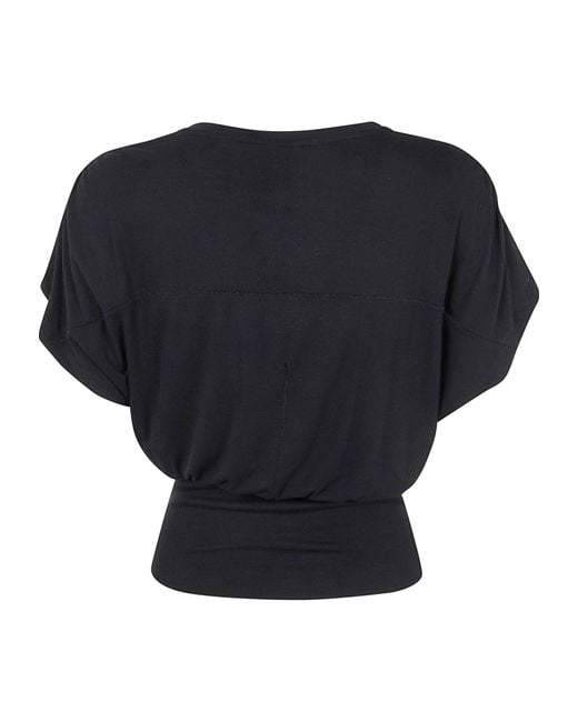 Thom Krom Black Tailored Crewn-Eck T-Shirt