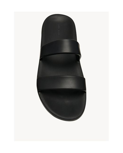 The Row Black Foam Sandals