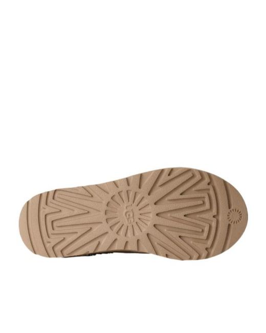 Ugg Brown Tasman Ii Logo Debossed Slippers