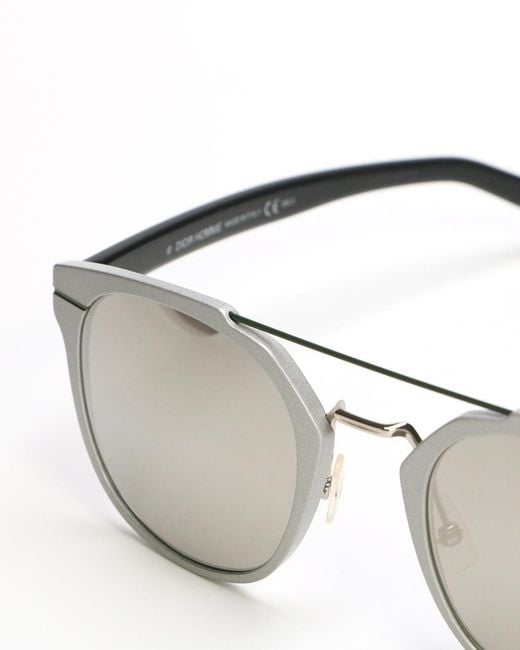 Dior White Logo Sunglasses for men