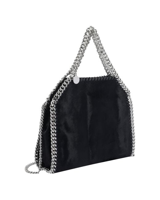Stella McCartney Black Falabella Chain Linked Mini Tote Bag