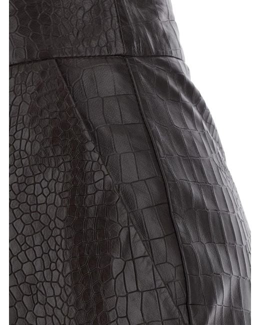 FEDERICA TOSI Black Hidden-Closure Casual Trousers