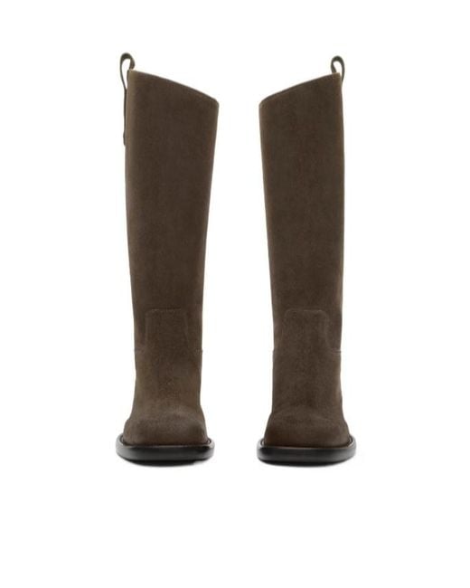 Burberry Brown Cavalier Knee-Length Riding Boots