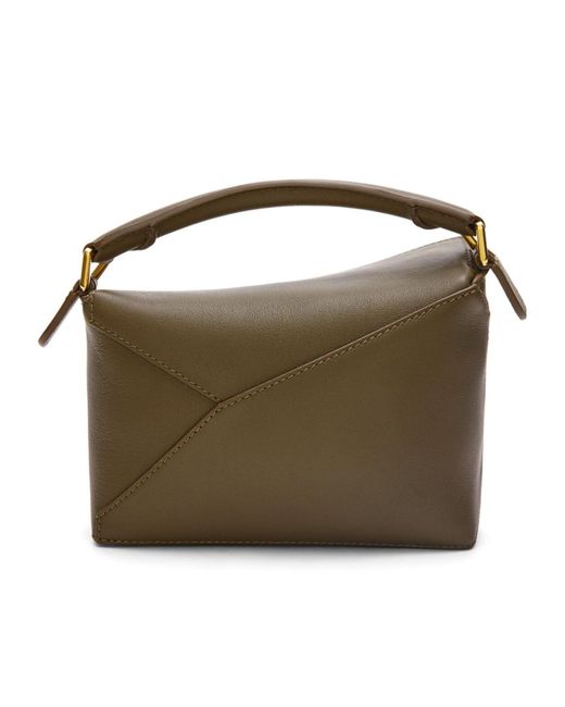 Loewe Green Mini Puzzle Shoulder Bag