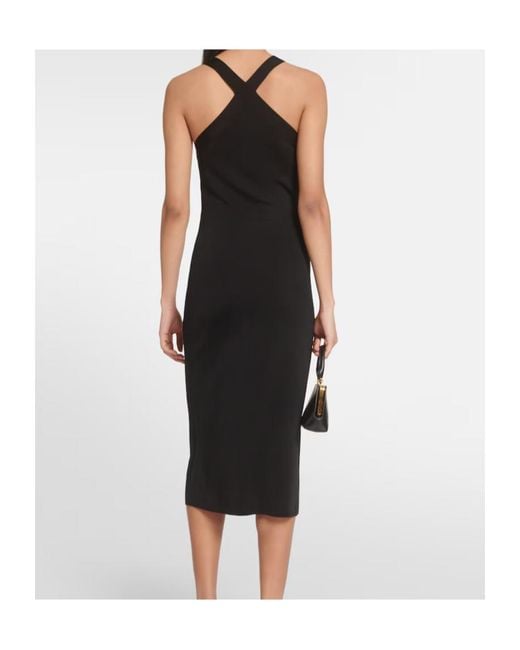 Nili Lotan Black Midi Dress