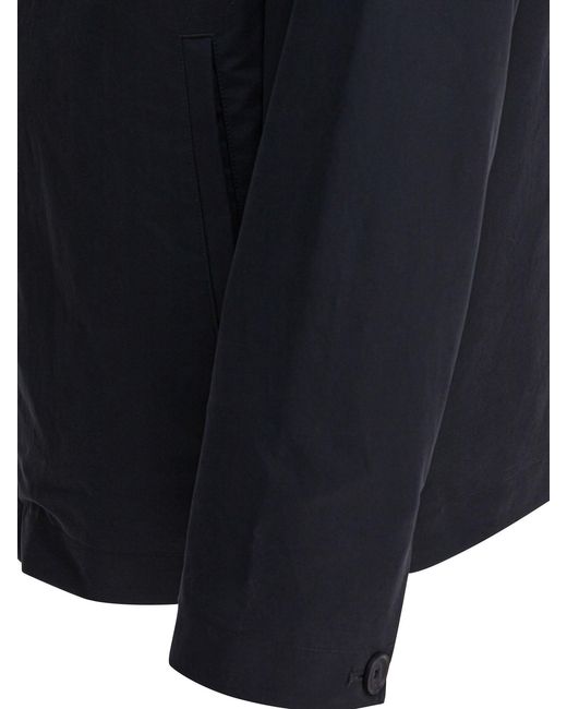 Vince Blue Convertible Collar Jacket for men