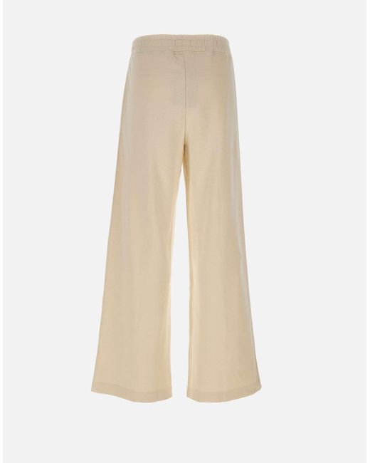 Woolrich Natural Super Soft Interlock Wide Leg Jogger Pants