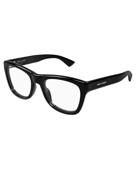 Saint Laurent Multicolor Rectangle-Frame Glasses
