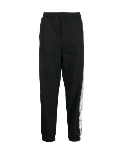 Helmut Lang Black Metallic-Detail Track Pants for men