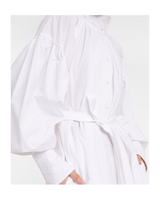 Patou White Belted Maxi Dress