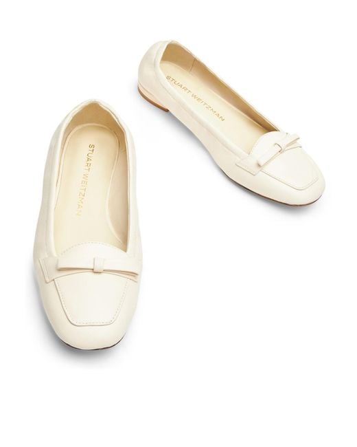 Stuart Weitzman Natural Tully Ballet Shoes