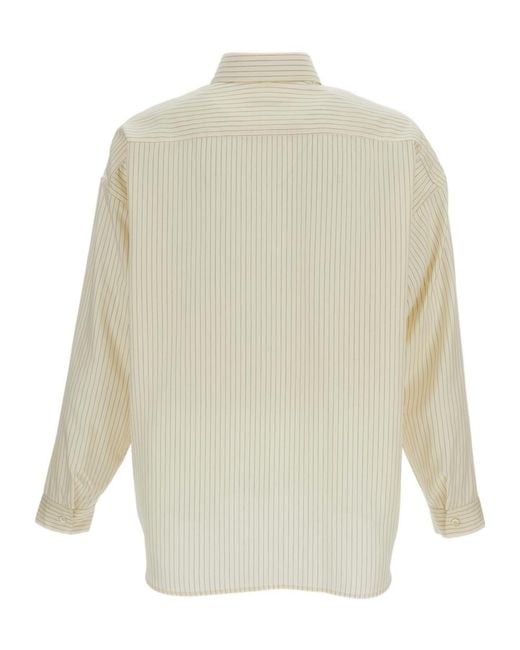 sunflower White Striped Shirt for men