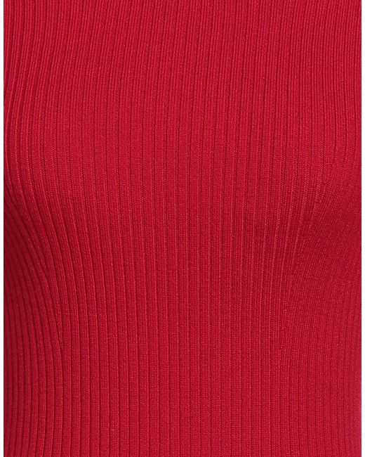 Rag & Bone Red Lightweight Crew Neck Long-Sleeve Knit Sweater