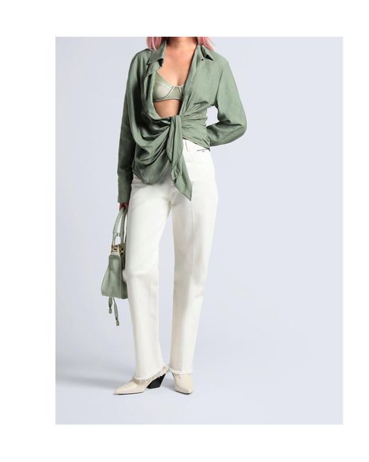 Jacquemus Green Long-Sleeved Shirt