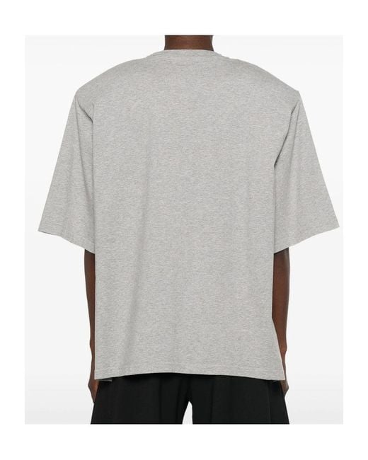 Frankie Shop Gray Crew-Neck T-Shirt