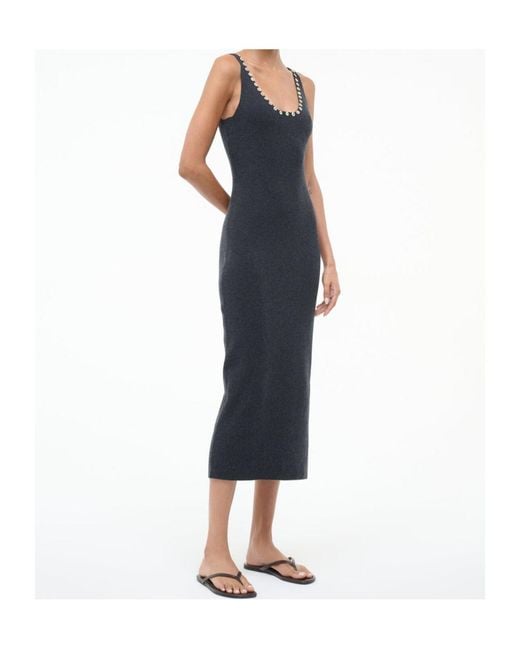 Staud Blue Sleeveless Dress