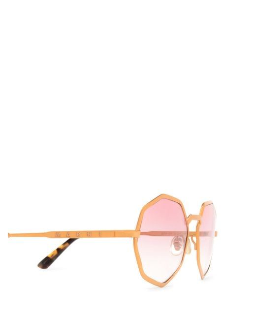 Marni Pink Logo Sunglasses