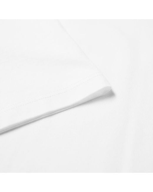 Neil Barrett White T-Shirt With Round Neck And Short Sleeves for men