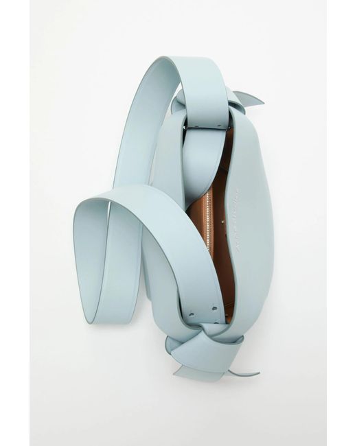 Acne Blue Musubi Mini Shoulder Bag