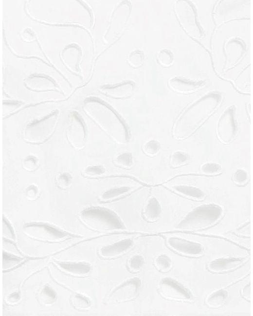 Chloé White Solid Color Tops