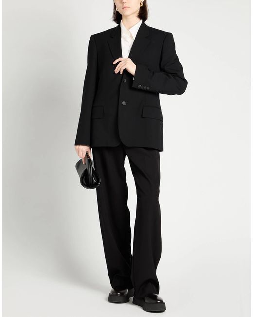 Balenciaga Black A Simple Single-Breasted Suit Jacket