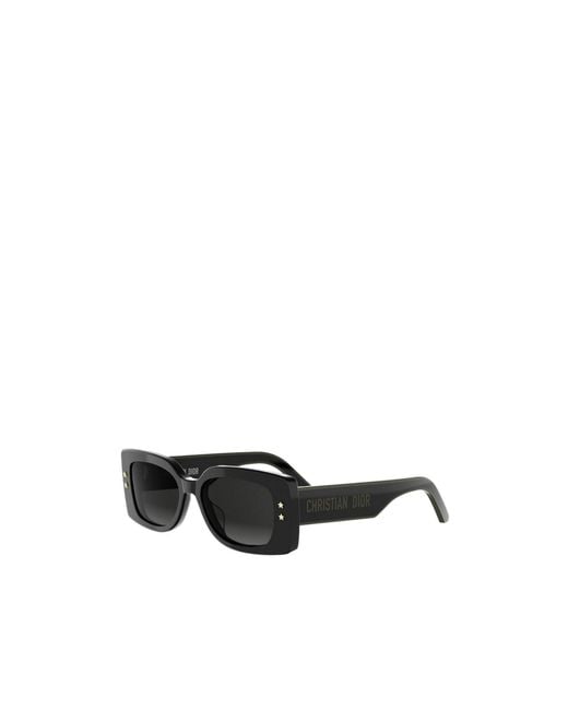 Dior White Eyewear Rectangle Frame Sunglasses