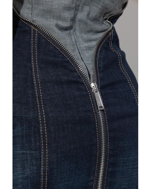 DSquared² Blue Denim Dress