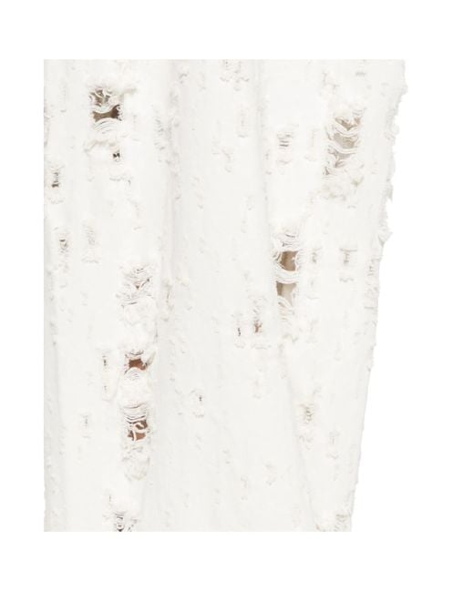 Haikure White Bethany Distressed Jeans