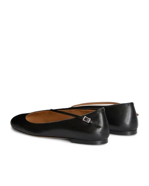 Jil Sander Black Elyss Ballerinas