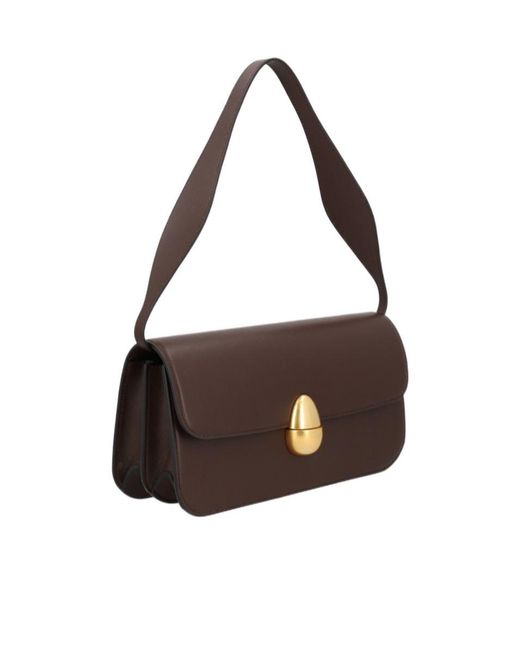 Neous Brown Phoenix Leather Baguette