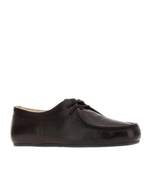 Jil Sander Black Hood Lace-Up Shoes