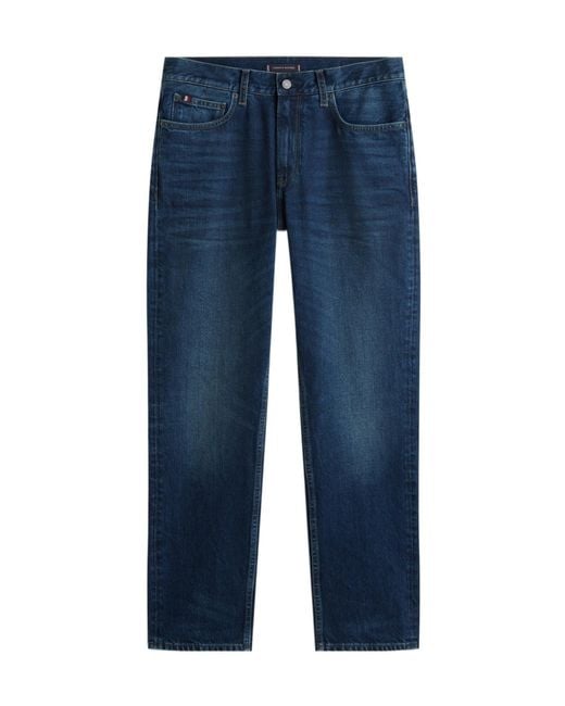 Tommy Hilfiger Blue Belt Loop Denim Trousers for men