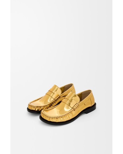 Loewe Yellow Campo Loafers